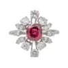 Bague Or Blanc Rubis -Castafiore Boutique bague or blanc rubis 224261