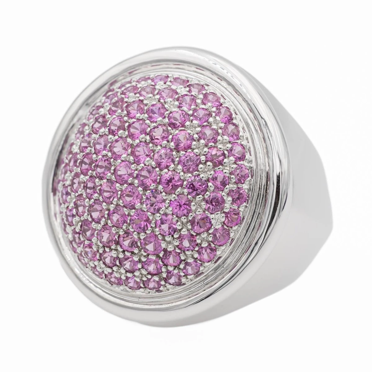 Bague Or Blanc Saphir 3 Bague Or Blanc Saphir – Image 3