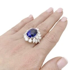 Miller Bague Or Blanc, Saphir Et Diamants 11 Miller Bague Or Blanc, Saphir Et Diamants -Castafiore Boutique bague or blanc saphir et diamants 532039