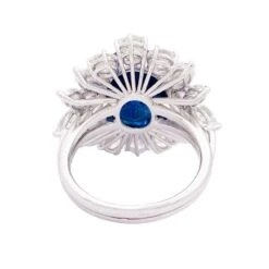 Miller Bague Or Blanc, Saphir Et Diamants 9 Miller Bague Or Blanc, Saphir Et Diamants -Castafiore Boutique bague or blanc saphir et diamants 839729