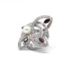 Bague - Or. Diamants. Rubis Et Perle 10 Bague - Or. Diamants. Rubis Et Perle -Castafiore Boutique bague or diamants rubis et perle 849585