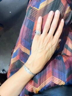 Bague Or Gris Et Diamant Princesse -Castafiore Boutique bague or gris et diamant princesse 482966