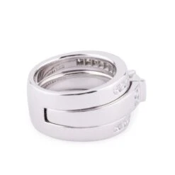 Bague Or Gris Et Diamant Princesse -Castafiore Boutique bague or gris et diamant princesse 822170