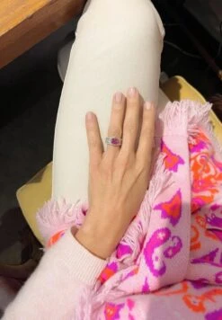 Bague Or Gris Et Saphir Rose 23 Bague Or Gris Et Saphir Rose -Castafiore Boutique bague or gris et saphir rose 955140