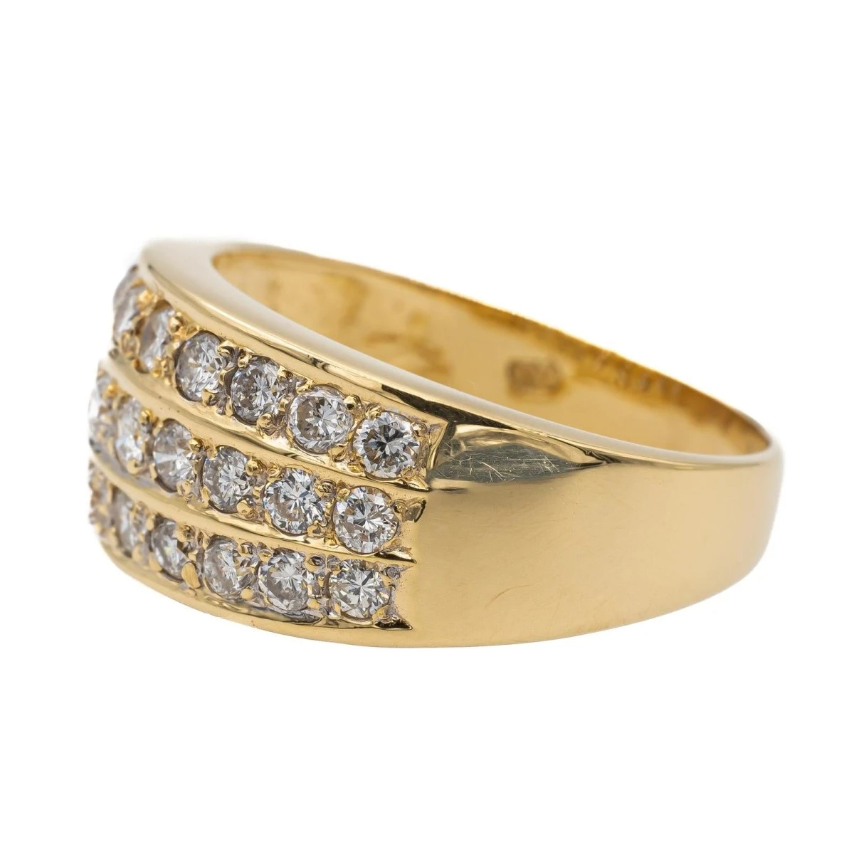Bague Or Jaune Diamant 4 Bague Or Jaune Diamant – Image 4