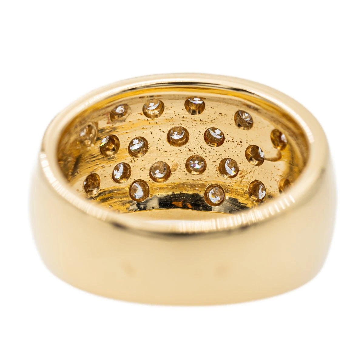 Bague Or Jaune Et Diamant 5 Bague Or Jaune Et Diamant – Image 5