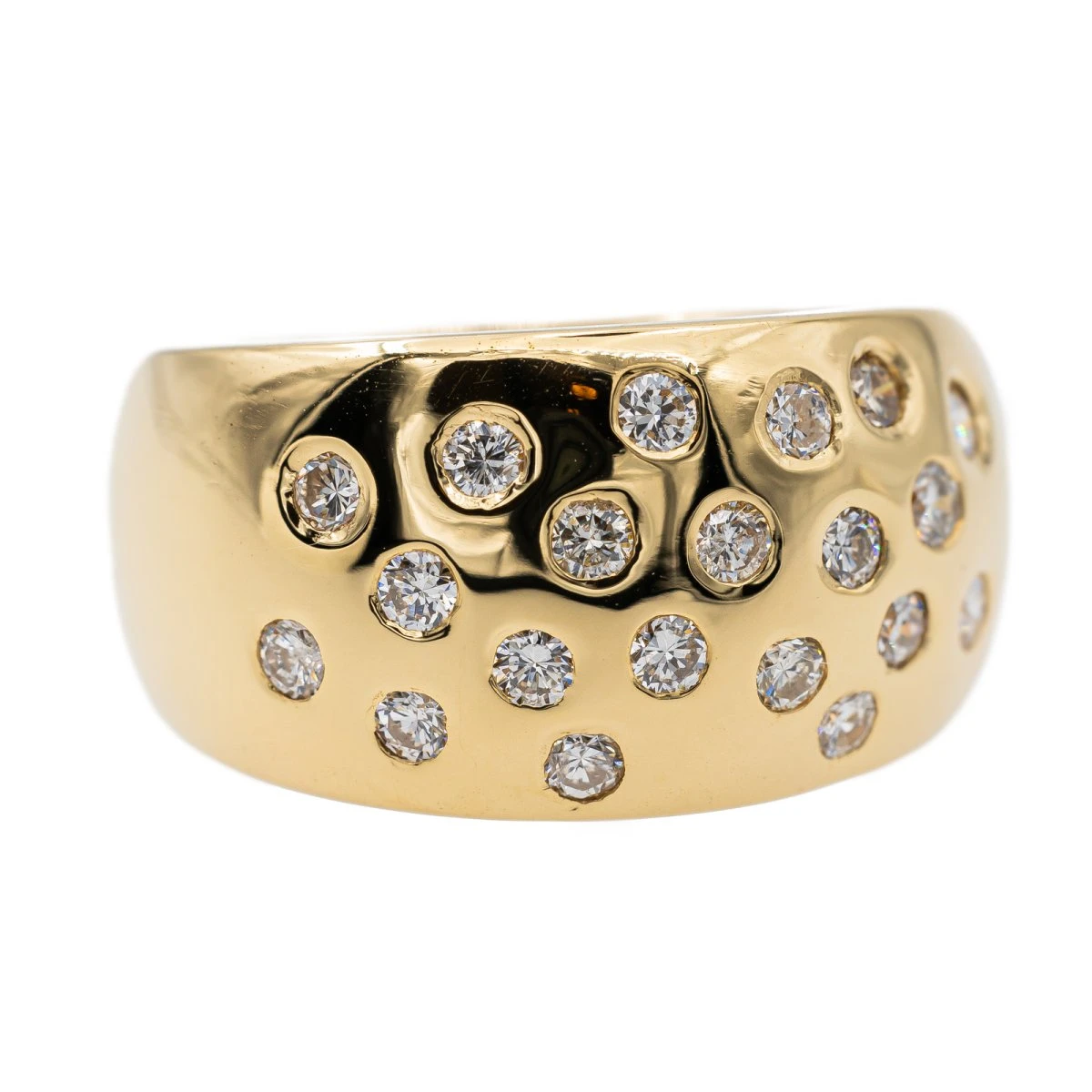 Bague Or Jaune Et Diamant 7 Bague Or Jaune Et Diamant – Image 7