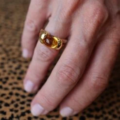 Bague Jonc Or Jaune Et Pierres Semi Précieuses 4 Bague Jonc Or Jaune Et Pierres Semi Précieuses -Castafiore Boutique bague or jaune et pierres semi precieuses 798358