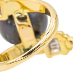 Bague Or Jaune Perle De Tahiti -Castafiore Boutique bague or jaune perle de tahiti 560900