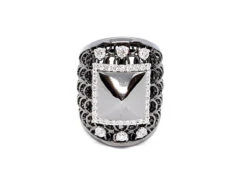 Bague Or Noir Diamant -Castafiore Boutique bague or noir diamant 910580