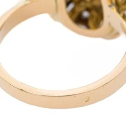 Bague Pompadour En Or Tricolore, Saphir Et Diamant 12 Bague Pompadour En Or Tricolore, Saphir Et Diamant -Castafiore Boutique bague or rose diamant 607873