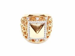 Bague Or Rose Diamant -Castafiore Boutique bague or rose diamant 723249