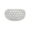 Miller Bague Pavage En Or Blanc, Diamants