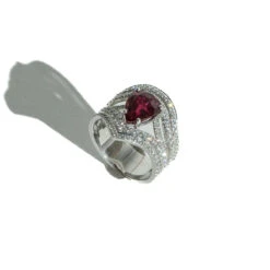 Bague Pavée Diamants En Or Blanc Et Rubis 13 Bague Pavée Diamants En Or Blanc Et Rubis -Castafiore Boutique bague pavee diamants en or blanc et rubis 177127