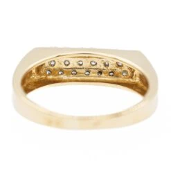 Bague Pavée Diamants En Or Jaune -Castafiore Boutique bague pavee diamants en or jaune 839142