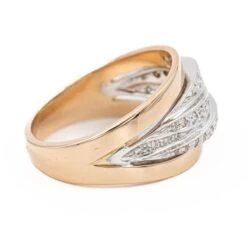 Bague Pavée Diamants En Or Rose -Castafiore Boutique bague pavee diamants en or rose 145018