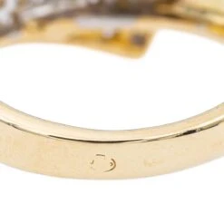 Bague Pavée Diamants En Pr Jaune -Castafiore Boutique bague pavee diamants en pr jaune 768525