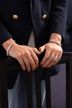 Bague Pavée Diamants Serpent En Or Blanc -Castafiore Boutique bague pavee diamants serpent en or blanc 179911