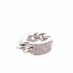 Bague Pavée DIOR "Gorumette" En Or Blanc Et Diamants -Castafiore Boutique bague pavee dior gorumette en or blanc et diamants 946050