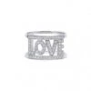 Bague Pavée Love En Or Blanc Et Diamants 13 Bague Pavée Love En Or Blanc Et Diamants -Castafiore Boutique bague pavee love en or blanc et diamants 348188