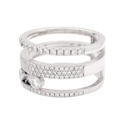 Miller Bague Pavée MESSIKA "Move Romane" En Or Blanc Et Diamants 9 Miller Bague Pavée MESSIKA "Move Romane" En Or Blanc Et Diamants -Castafiore Boutique bague pavee messika move romane en or blanc et diamants 494007