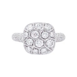 Miller Bague Pavée POMELLATO "Nudo Assoluto" En Or Rose Et Diamants