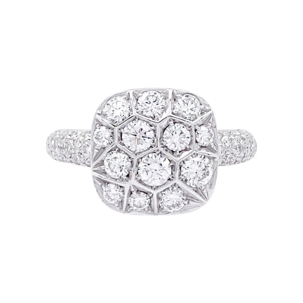 Miller Bague Pavée POMELLATO "Nudo Assoluto" En Or Rose Et Diamants 1 Miller Bague Pavée POMELLATO "Nudo Assoluto" En Or Rose Et Diamants