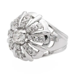 Bague Platine Diamant -Castafiore Boutique bague platine diamant 453198