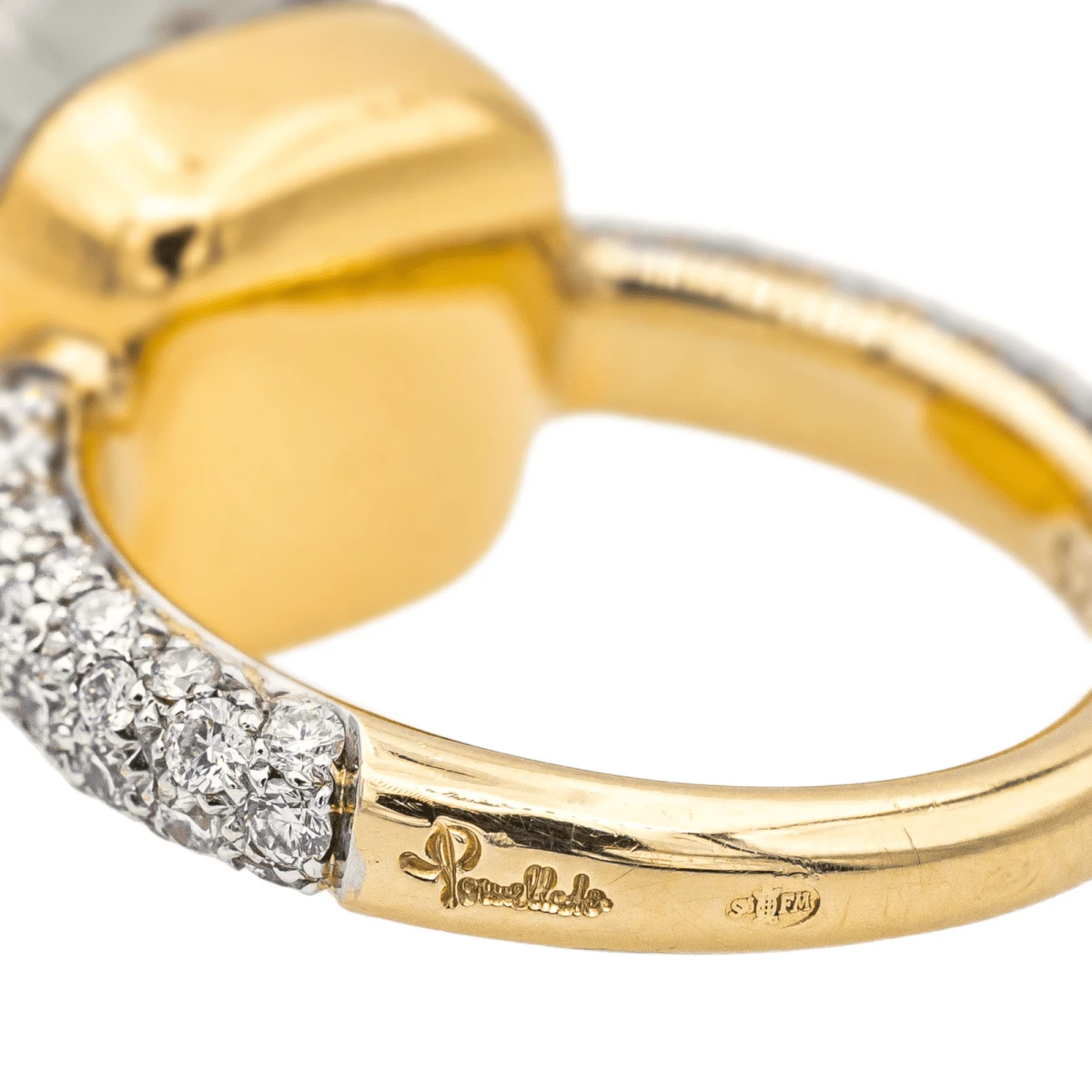 Bague POMELLATO "Nudo" En Or Rose, Prasiolite Et Diamants 7 Bague POMELLATO "Nudo" En Or Rose, Prasiolite Et Diamants – Image 7