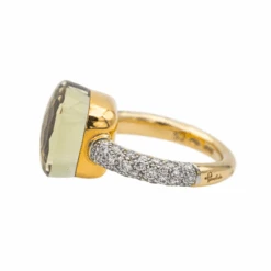 Bague POMELLATO "Nudo" En Or Rose, Prasiolite Et Diamants 12 Bague POMELLATO "Nudo" En Or Rose, Prasiolite Et Diamants -Castafiore Boutique bague pomellato nudo en or rose prasiolite et diamants 342037