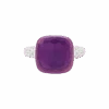 Miller Bague Pomellato, "Nudo Maxi", Améthyste, Diamants, Deux Ors.