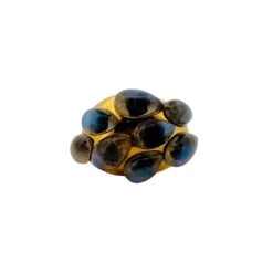 Bague POMELLATO "Rugiada" En Or Jaune Et Labradorites
