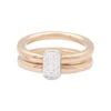 Miller Bague POMELLATO, "Together" En Or Rose Et Diamants