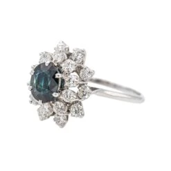 Bague Pompadour Or Blanc Saphir -Castafiore Boutique bague pompadour or blanc saphir 896387