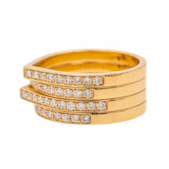 Bague REPOSSI "Antifer" En Or Rose Et Diamants -Castafiore Boutique bague repossi antifer en or rose et diamants 444652