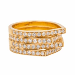 Bague REPOSSI "Antifer" En Or Rose Et Diamants -Castafiore Boutique bague repossi antifer en or rose et diamants 629469