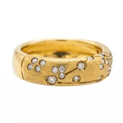 Bague REPOSSI "Astrale" Capricorne En Or Jaune Et Diamants -Castafiore Boutique bague repossi astrale en or jaune et diamants 433927
