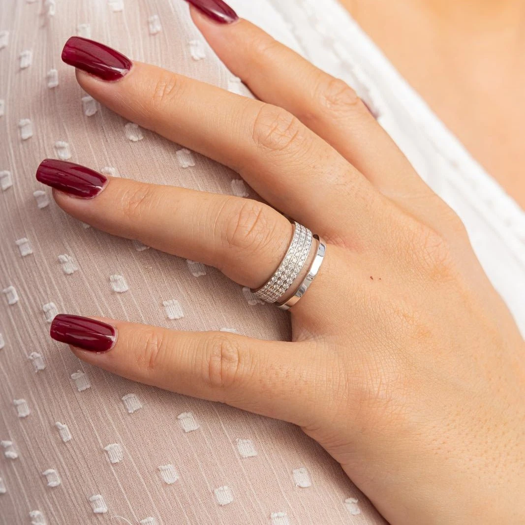 Bague REPOSSI "Berbère" En Or Blanc Et Diamants 2 Bague REPOSSI "Berbère" En Or Blanc Et Diamants – Image 2