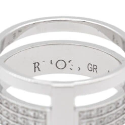 Bague REPOSSI "Berbère" En Or Blanc Et Diamants 8 Bague REPOSSI "Berbère" En Or Blanc Et Diamants -Castafiore Boutique bague repossi berbere en or blanc et diamants 995714