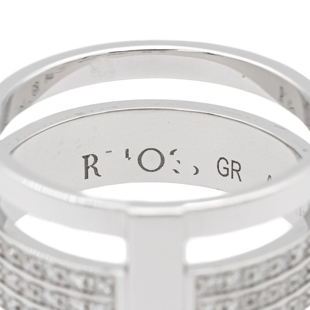 Bague REPOSSI "Berbère" En Or Blanc Et Diamants 4 Bague REPOSSI "Berbère" En Or Blanc Et Diamants – Image 4