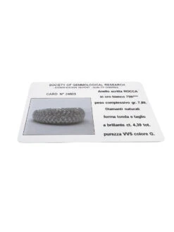 Bague ROCCA En Or Blanc Et Diamant -Castafiore Boutique bague rocca en or blanc et diamant 294472