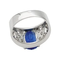 Miller Bague Saphir En Or Blanc, Diamants -Castafiore Boutique bague saphir en or blanc diamants 636091