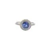 Bague Saphir Rond Et Diamants -Castafiore Boutique bague saphir rond et diamants 208275