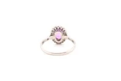 Bague Saphir Rose Et Diamants En Platine -Castafiore Boutique bague saphir rose et diamants en platine 601642