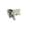 Bague Serpent En Or Blanc Et Diamants -Castafiore Boutique bague serpent en or blanc et diamants 946657