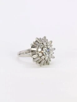 Bague Soleil Or Blanc Diamants 2.8 Ct -Castafiore Boutique bague soleil or blanc diamants 28 ct 371782