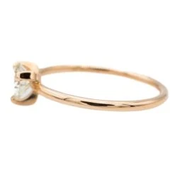 Bague Solitaire Ginette NY "Be Mine Maria" En Or Rose Et Diamant -Castafiore Boutique bague solitaire ginette ny be mine maria en or rose et diamant 159838