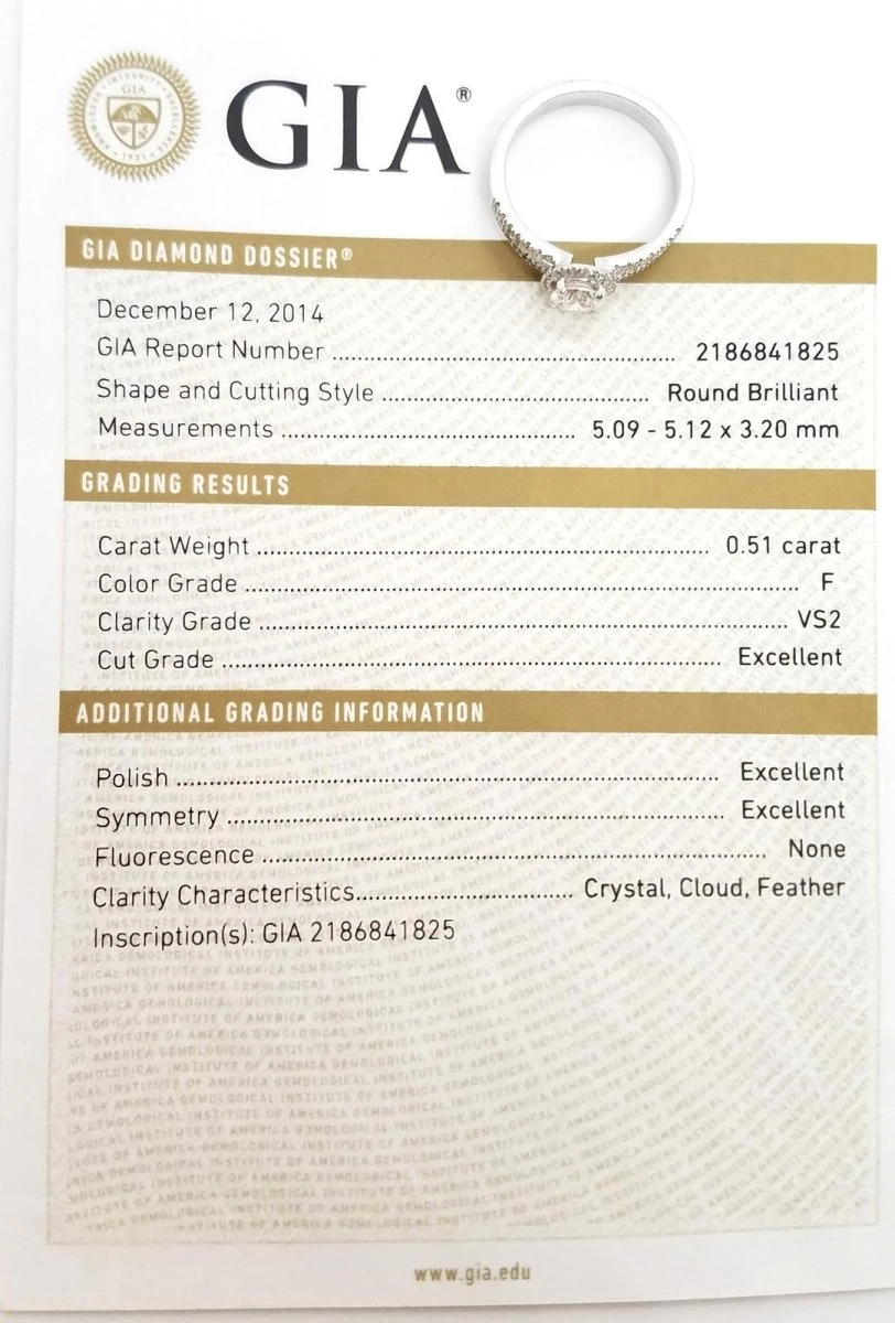 Bague Solitaire Or Blanc Diamant 16 Bague Solitaire Or Blanc Diamant – Image 16