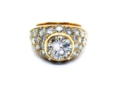 Bague Solitaire Or Jaune Diamant -Castafiore Boutique bague solitaire or jaune diamant 191649