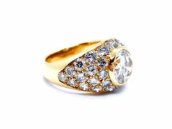 Bague Solitaire Or Jaune Diamant -Castafiore Boutique bague solitaire or jaune diamant 225411